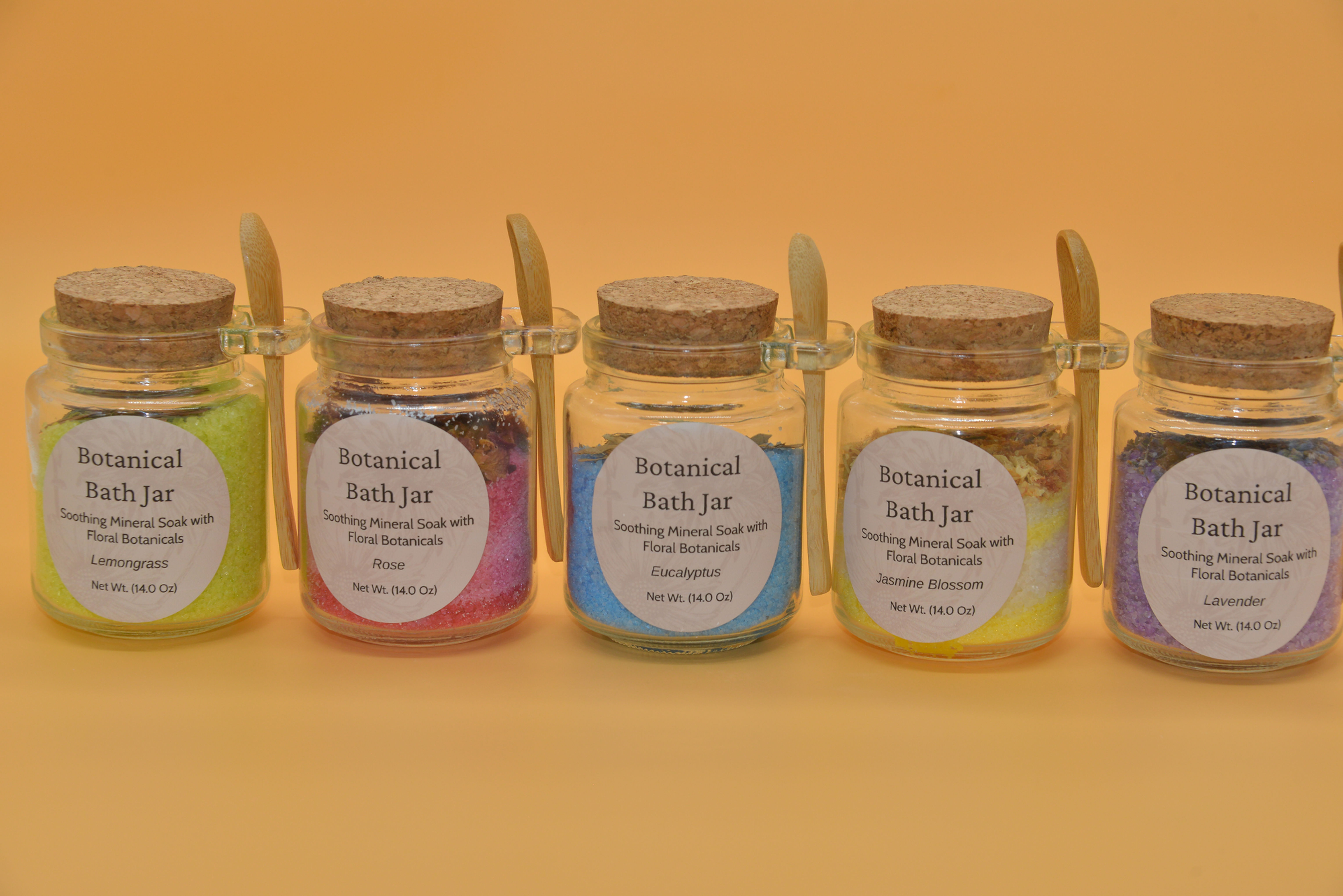 Botanical Bath Salt Jar