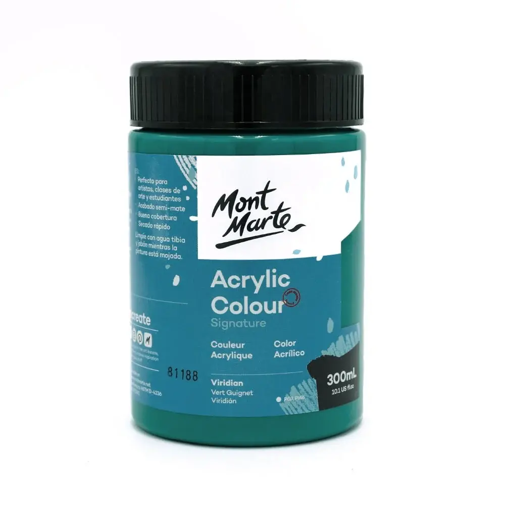 Acrylic Colour Paint 300ml - Viridian