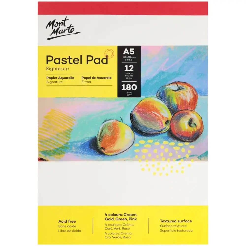 Pastel Pad acid free 4 colours 180gsm A5