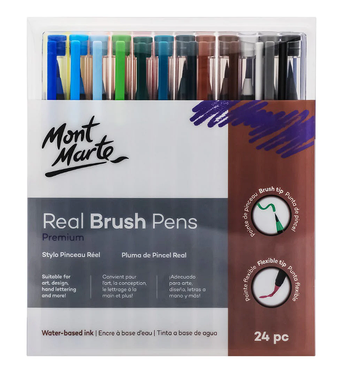 Real Brush Pens - Violet