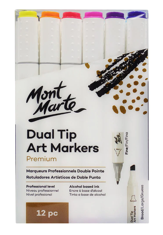 Dual Tip Alcohol Art Markers - Orange