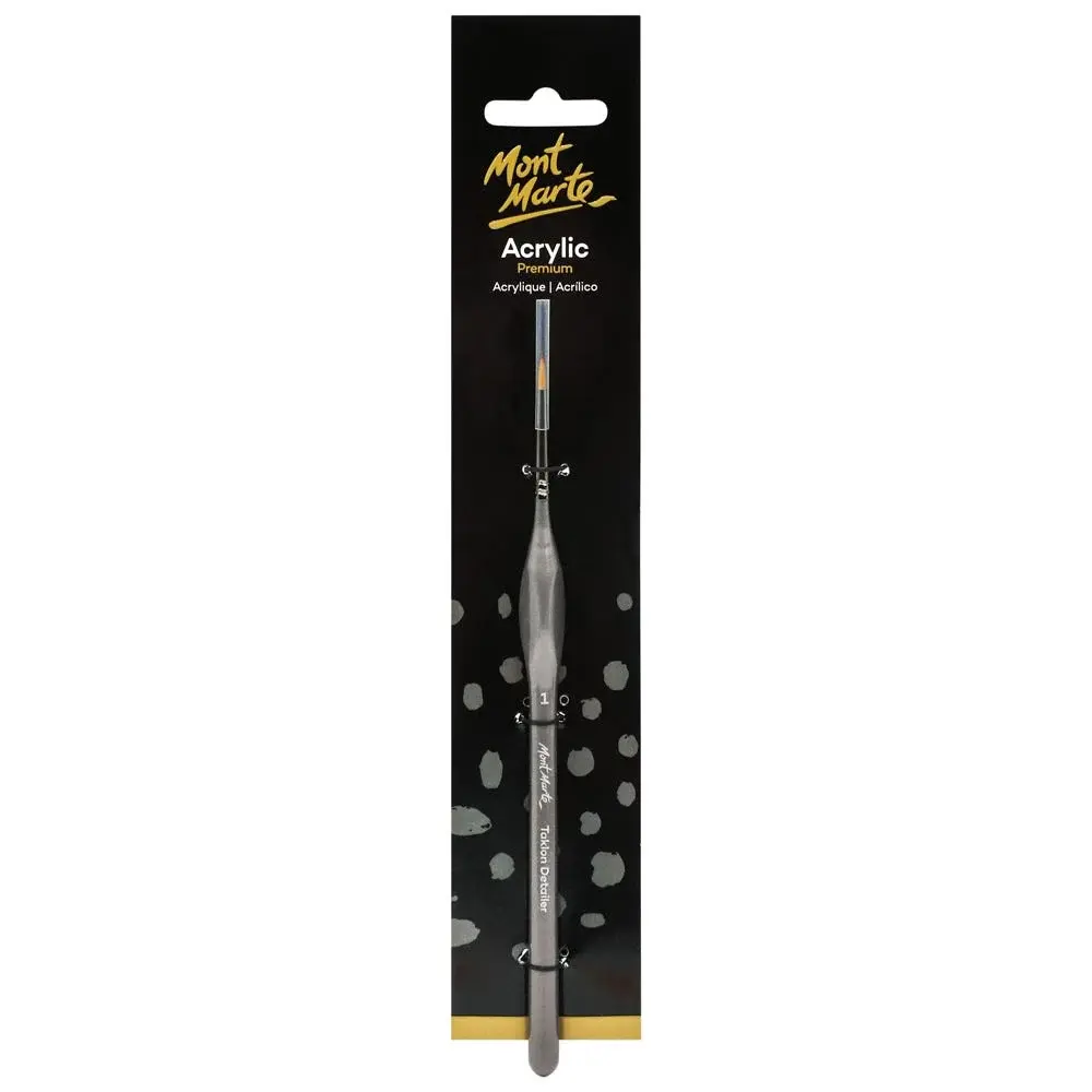 Artist Acrylic Brush Premium Taklon Detailer 1