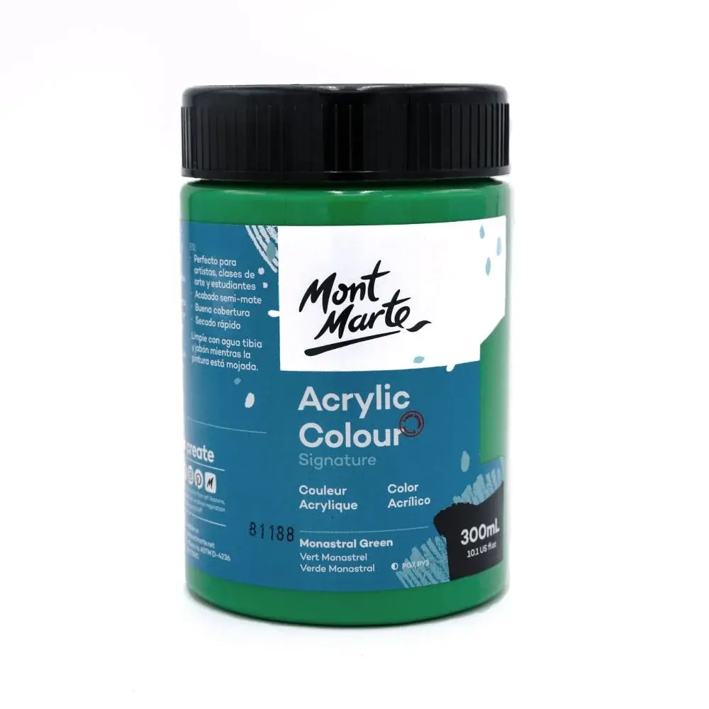 Acrylic Colour Paint 300ml - Monastrial green