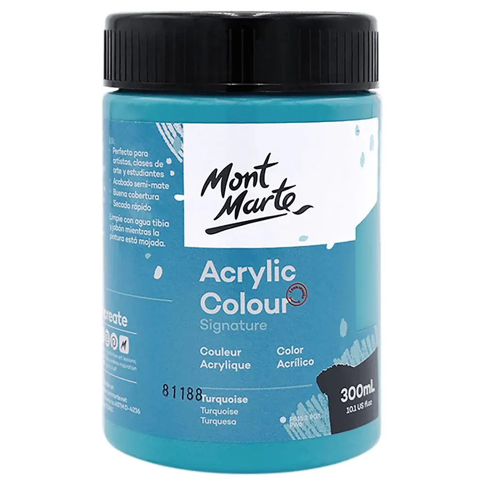 Acrylic Colour Paint 300ml - Torquoise
