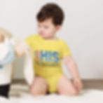 Thumbnail: HIS Male Breast Cancer Awareness Baby Onsie
