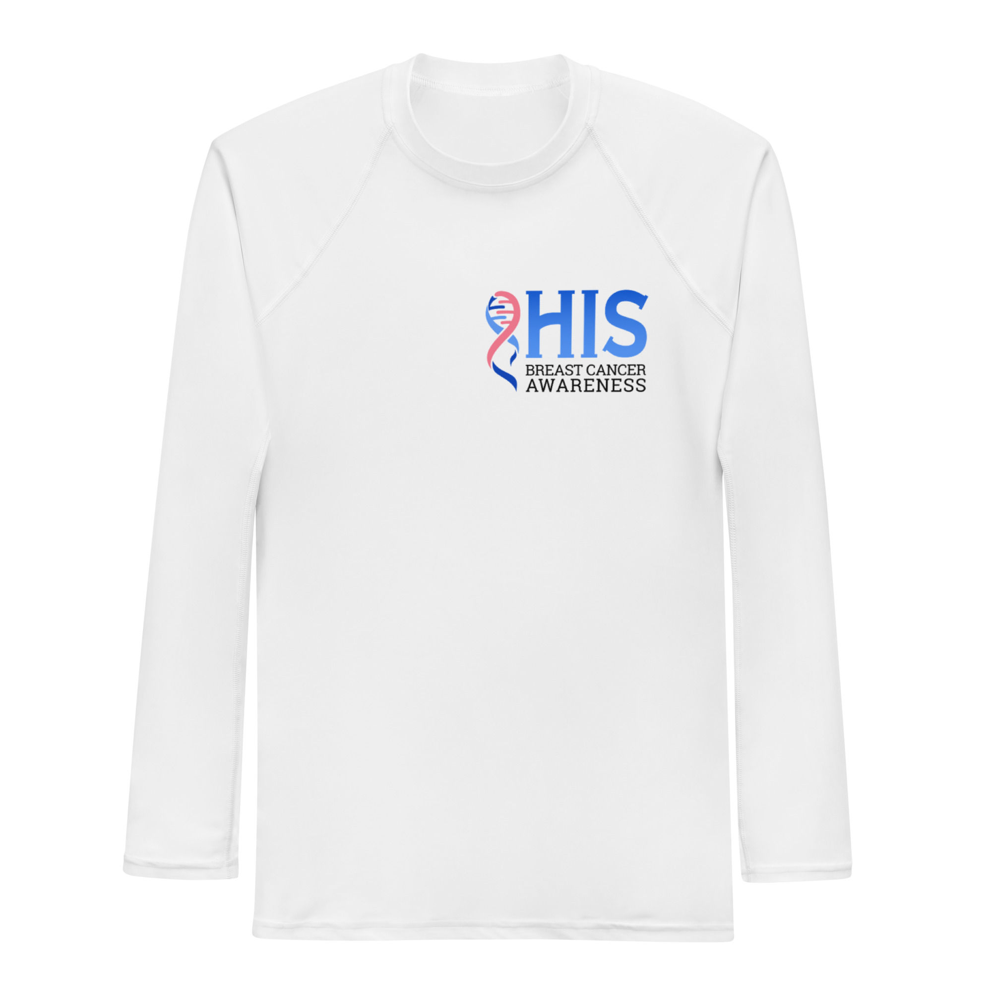 HIS Male Breast Cancer Awareness Every Man Men's Rash Guard