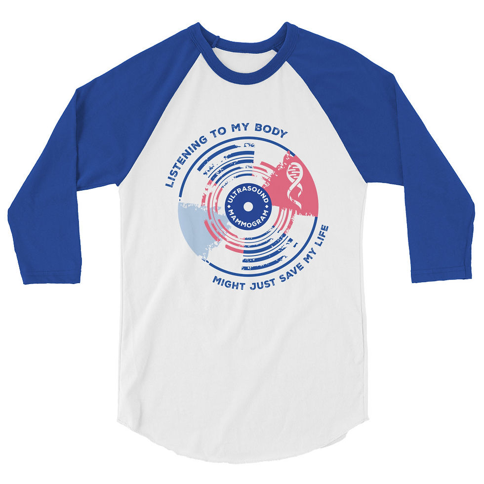 Thumbnail: HIS Breast Cancer Awareness Music Unisex 3/4 Sleeve Shirt