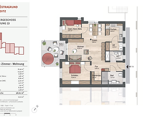 Wohnung 13 (inkl. DG-Anteil)