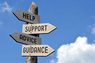 help, support, advice, guidance