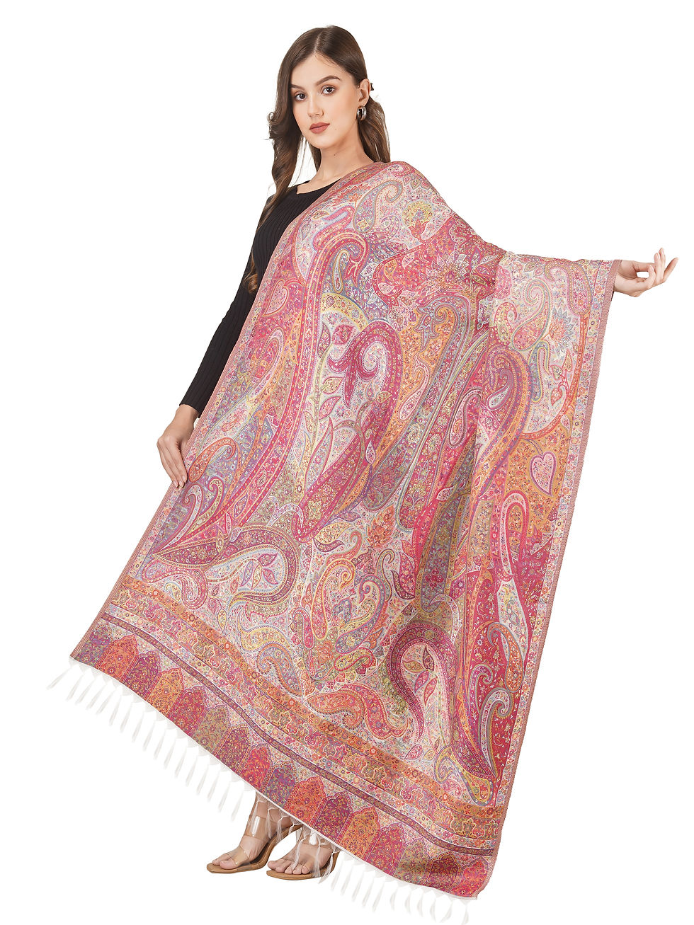 Thumbnail: Paisley Kani Silk Dupatta 