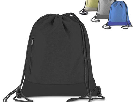 Sacochila em tecido poliéster 210D + PU. Cód. BP0009