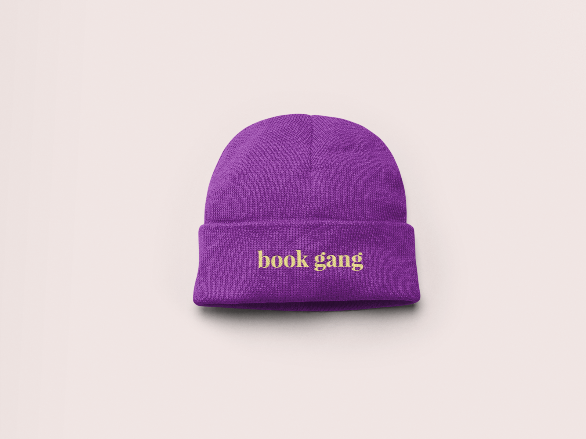 Gorro beanie roxo