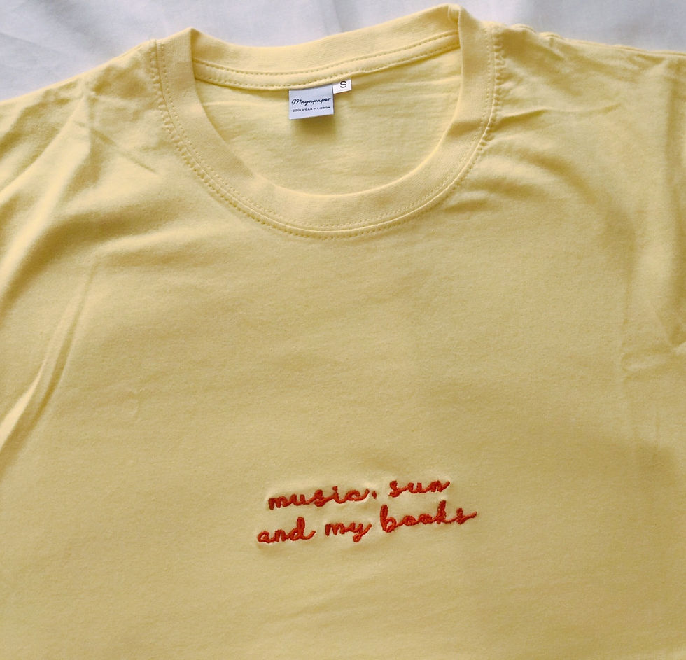 Miniatura: Music, sun and my Books tee