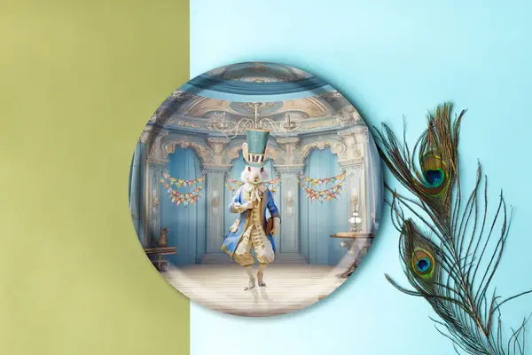 Plateau Rabbit Blue Blue Shaker