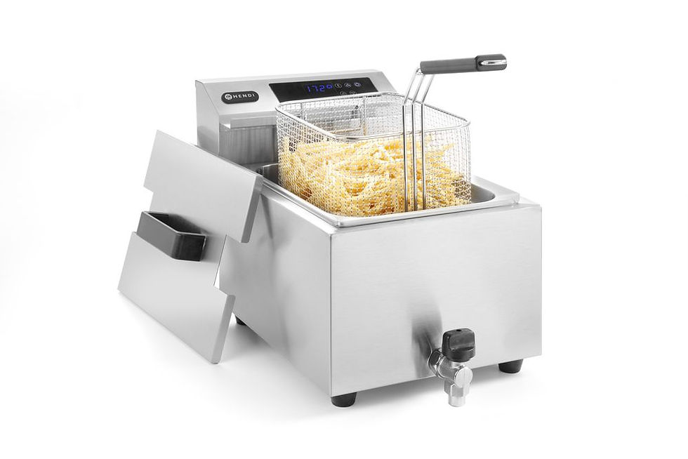 Miniaturbild: Friteuse Profi Line digital - mit Ablasshahn - 8 l, 300x515x(H)345mm
