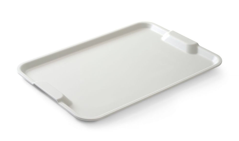Miniaturbild: Serviertablett Euronorm mit Griff, HENDI, Schwarz, 530x370x(H)28mm