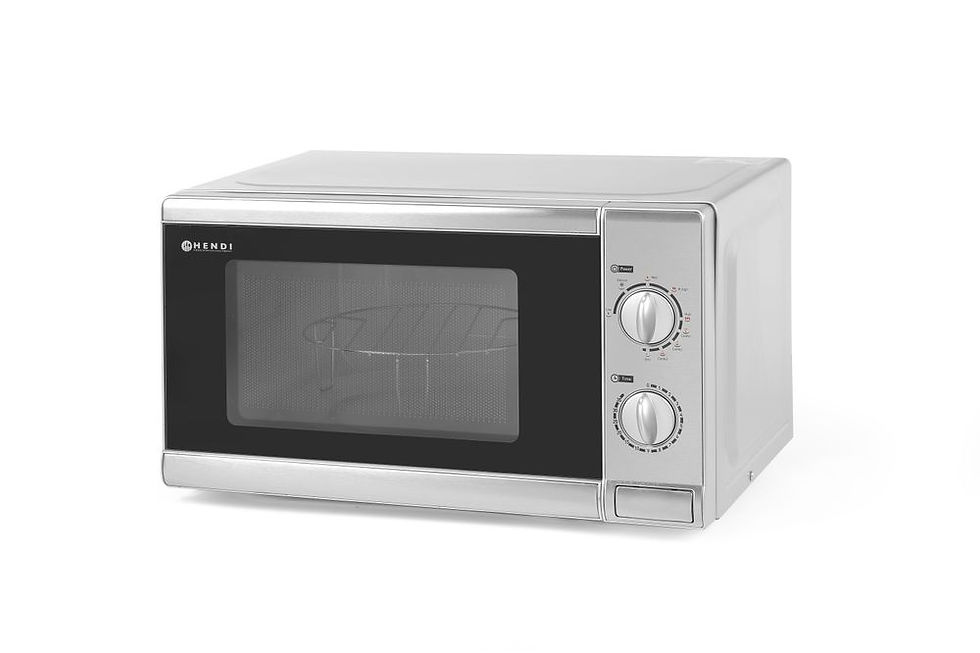 Miniaturbild: Mikrowelle mit Grillfunktion, HENDI, 20L, 230V/1050W, 440x330x(H)259mm