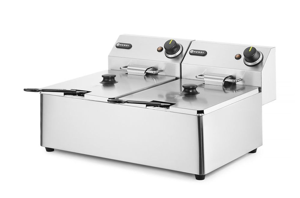 Miniaturbild: Friteuse Kitchen Line - 2x6L, 550x430x(H)290mm