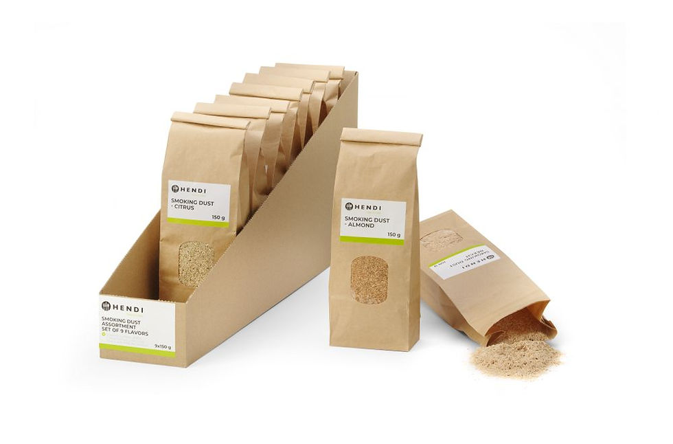 Miniaturbild: Räuchermehlset mit 9 Aromen, HENDI