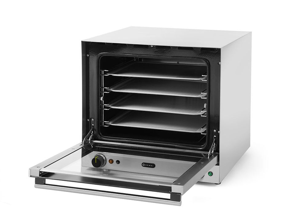 Miniaturbild: Heißluftofen mit Beschwadung H90S, HENDI, 62L, 230V/2670W, 595x595x(H)570mm
