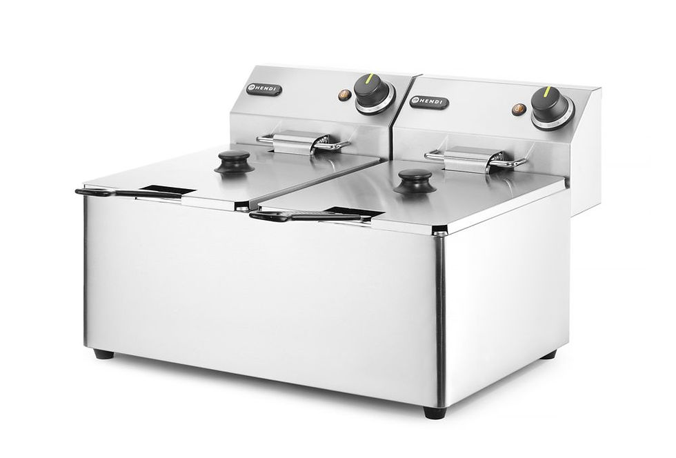 Miniaturbild: Fritteuse Kitchen Line - 2x8L, 550x430x(H)345mm