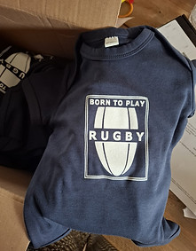 Rugby club Zwolle baby romper sportswear design