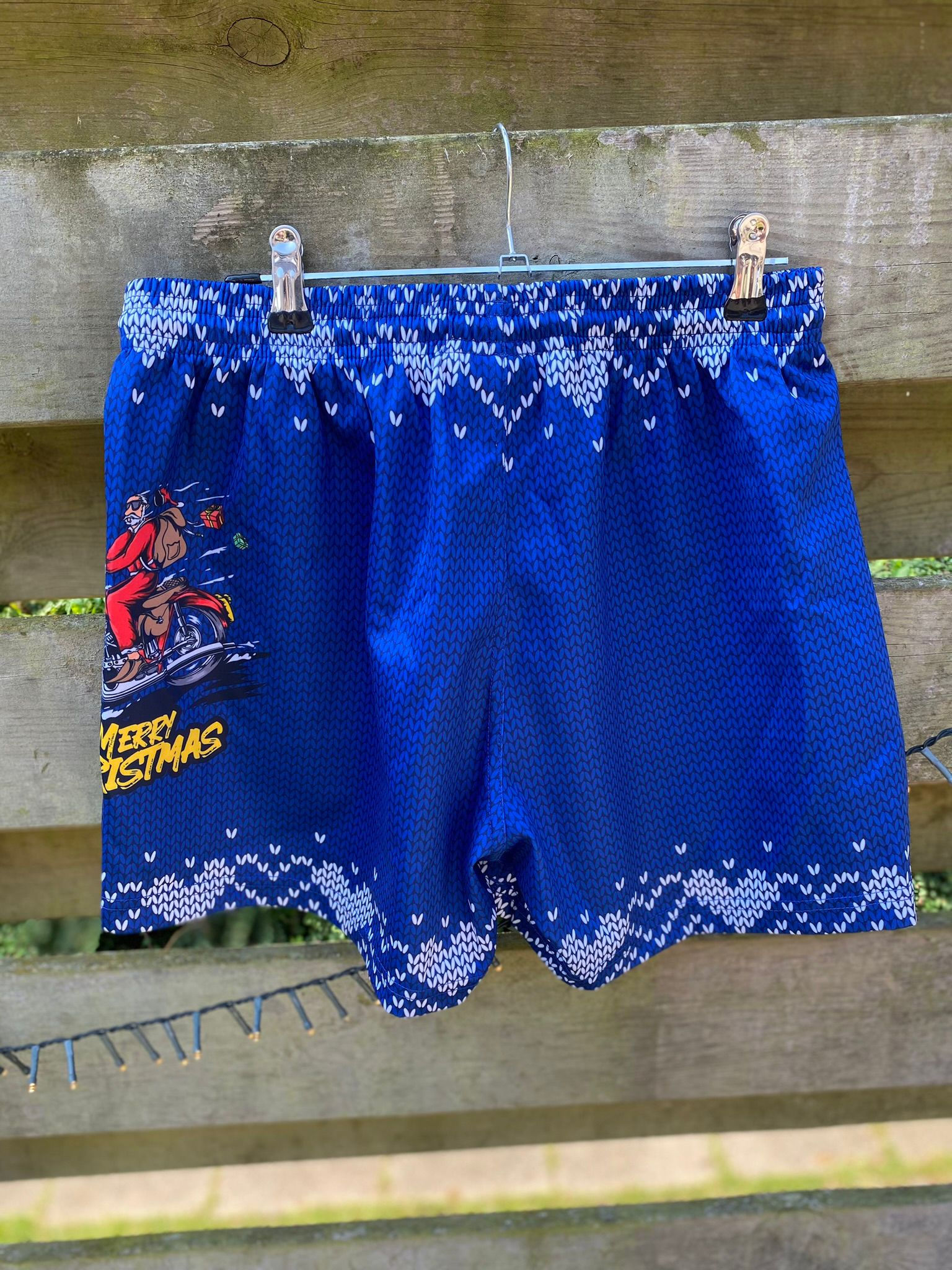 Merry X-mas Motor Dude | Rugby shorts