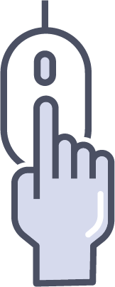 Clicking on mouse icon 