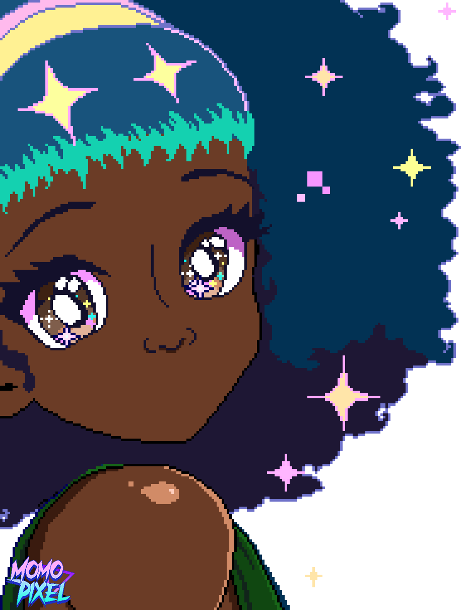 Character Neketa. Momo Pixel game art