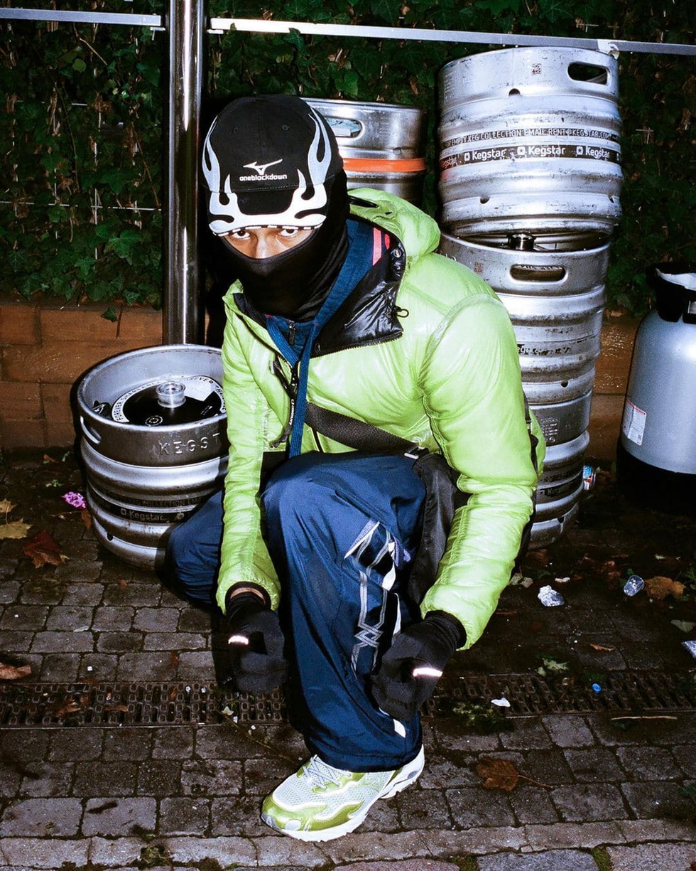 mizuno one block down film photoshoot