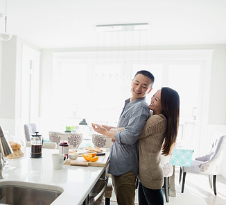 Couple in a Kitchen