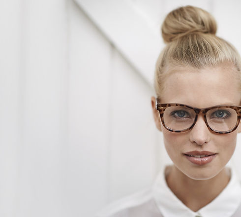 Woman Wearing Eye Glasses