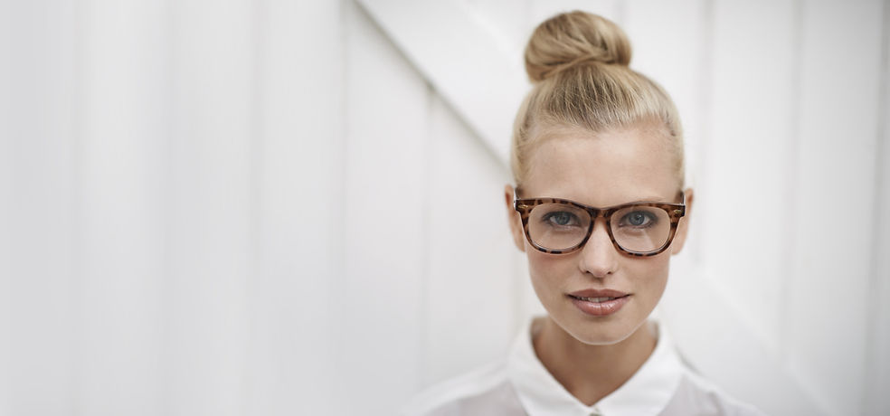 Woman Wearing Eye Glasses