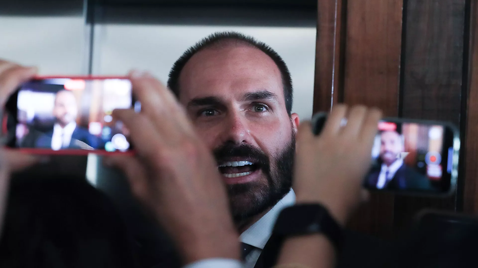 O deputado federal licenciado Eduardo Bolsonaro está morando nos EUA (Foto: Lula Marques/Agência Brasil)