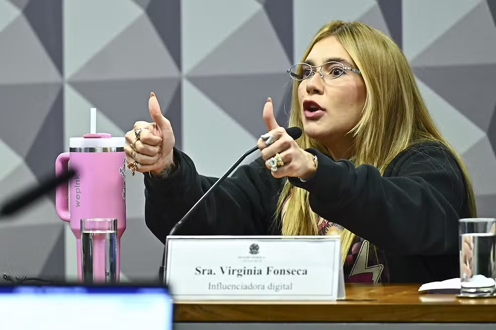 MP pede indenização de R$ 120 milhões a Virgínia e site de apostas