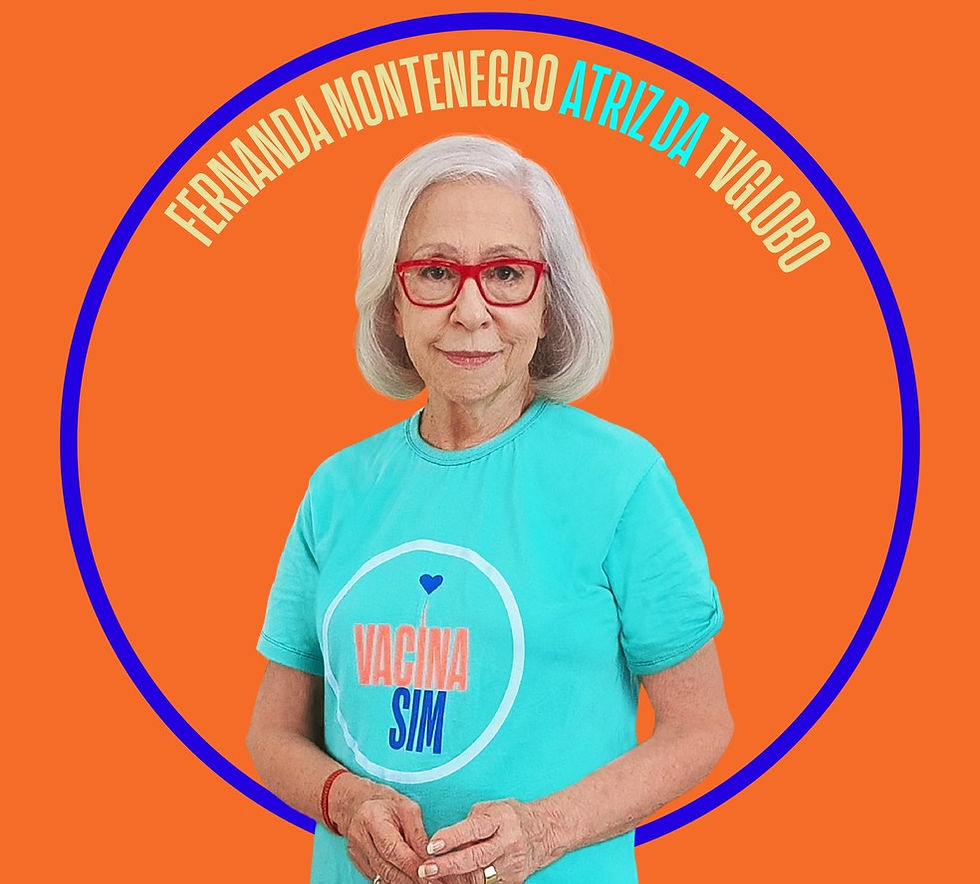 Famosos impulsionam a campanha 'Vacina sim' pelo Brasil