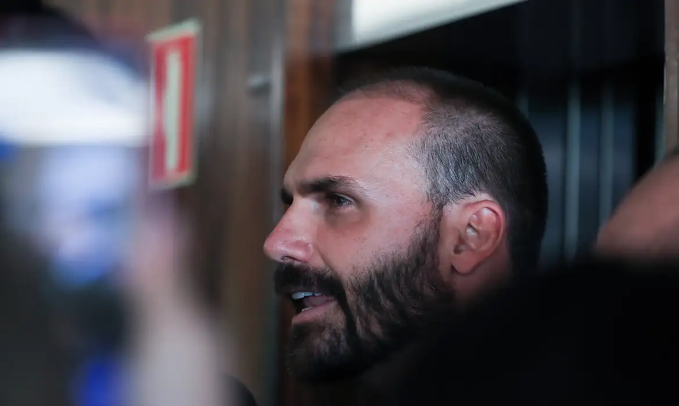 O ainda deputado federal Eduardo Bolsonaro (PL-SP) (Foto: Lula Marques/Agência Brasil)