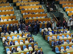 Delegações abandonam plenário da ONU durante discurso de Netanyahu