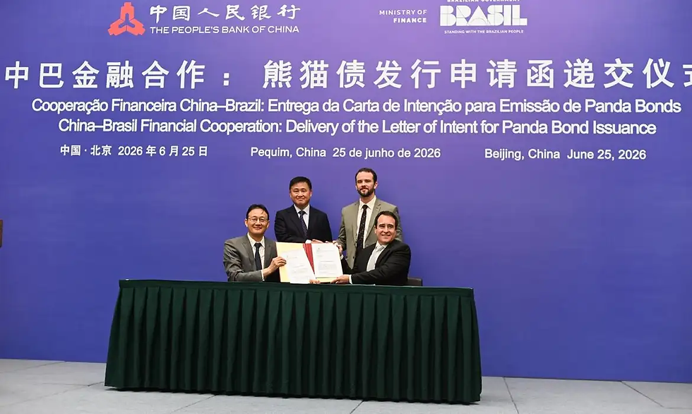 Brasil prepara primeira emissão de títulos em yuan na China