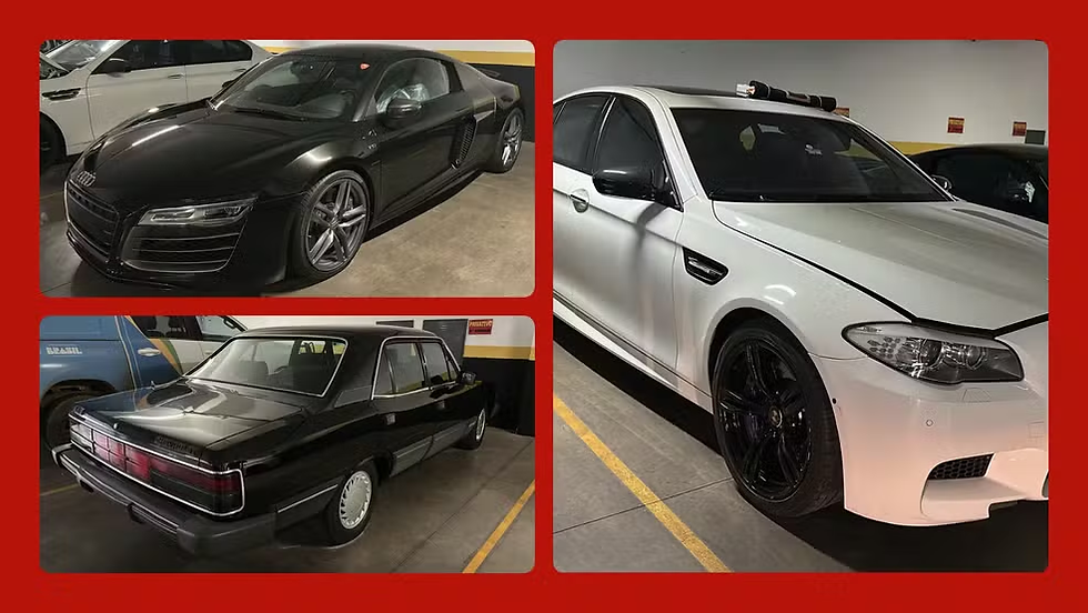 PF apreende carros de luxo em operação contra Careca do INSS