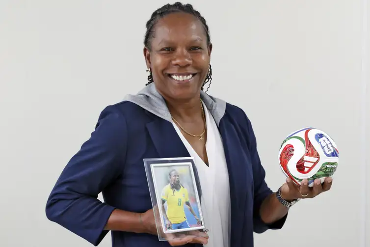 Formiga, ex-jogadora da Seleção, atualmente diretora no Ministério do Esporte (Foto: Bruno Peres/ABr)