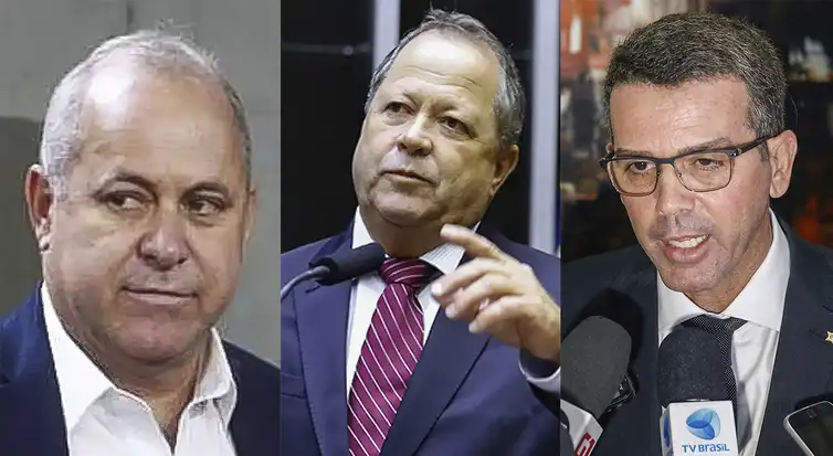 (Domingos Brazão, seu irmão Chiquinho Brazão e Rivaldo Barbosa (Foto: Alerj/ABr/Alerj)
