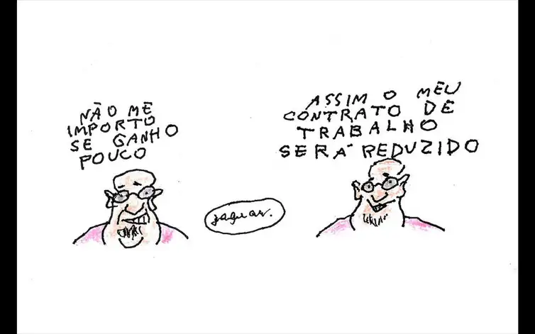 Charge do cartunistas Jaguar (Divulgação/ABI)