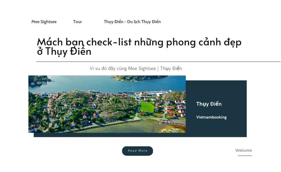 Mách bạn checklist những phong cảnh đẹp ở Thụy Điển