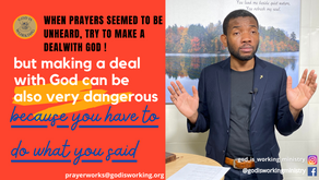 When prayers seemed to be unheard, try this!