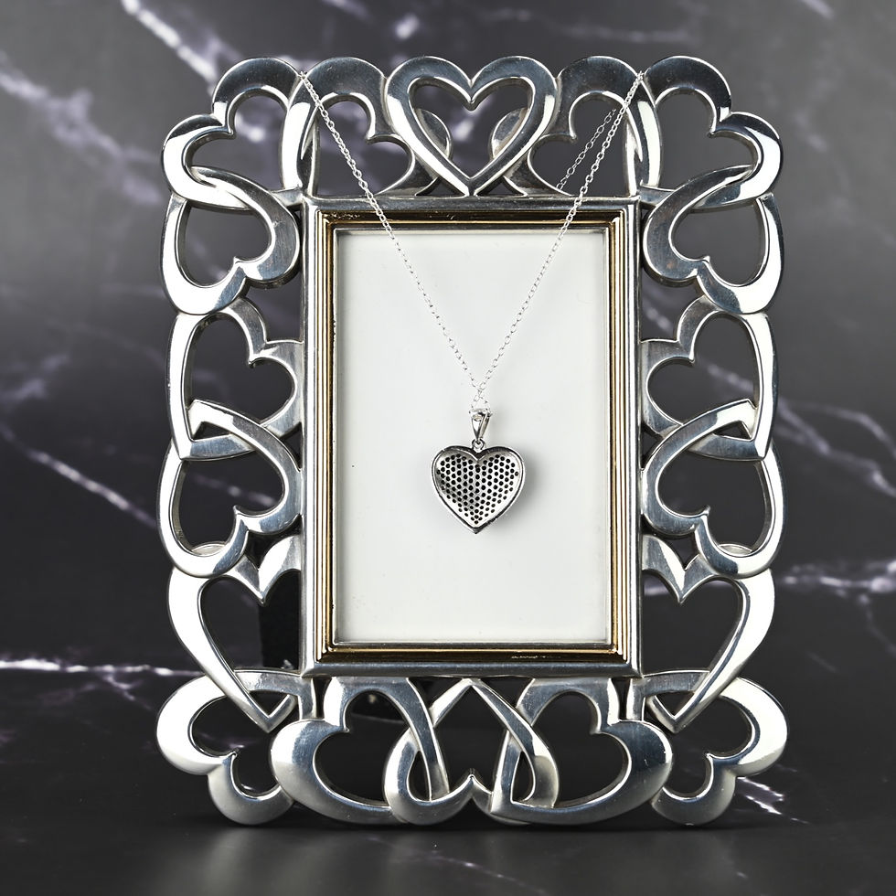 Thumbnail: Black Diamond Heart Pendant