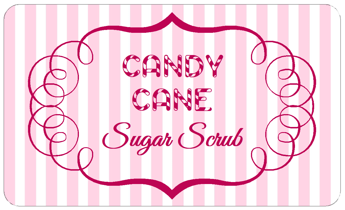 Candy Cane Sugar Scrub logo