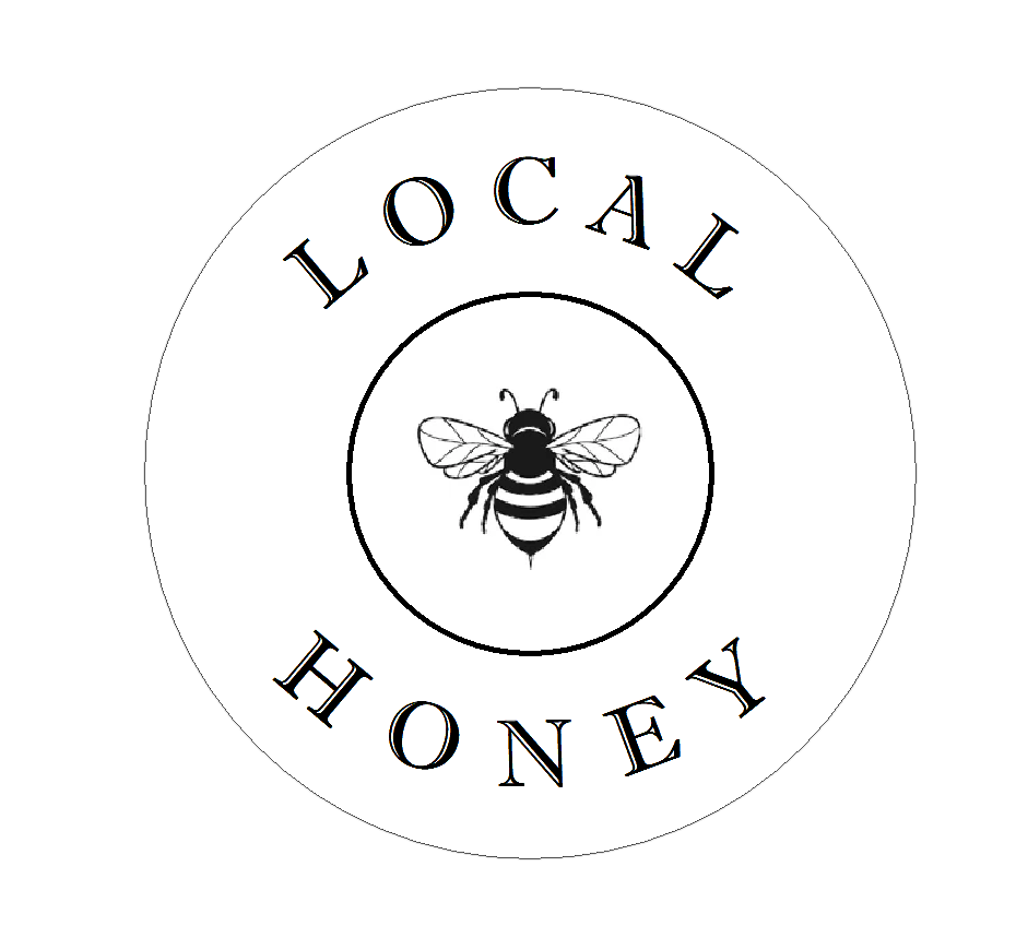 Circular Local Honey Jar Stickers