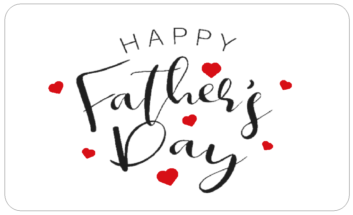 Father's Day Stickers Hearts theme Sticky Labels Gifts Sweet Cones Presents