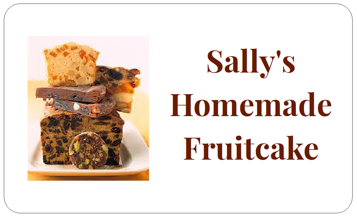 Homemade Fruitcake Labels slef-adhesive food product stickers